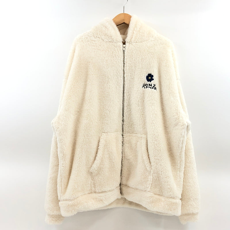 【中古品】【メンズ】 MARK GONZALES マークゴンザレス FLEECE JACKET 2H7-63386 フリースジャケット パーカー アウター 142-260729-hn-07-fur サイズ：XL カラー：ホワイト 万代Net店