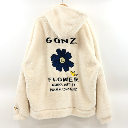 【中古品】【メンズ】 MARK GONZALES マークゴンザレス FLEECE JACKET 2H7-63386 フリースジャケット パーカー アウター 142-260729-hn-07-fur サイズ：XL カラー：ホワイト 万代Net店