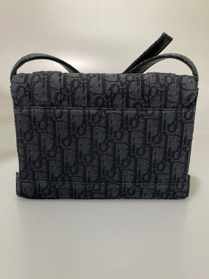 【中古品】【レディース】 DIOR ディオール Oblique Canvas Shoulder Bag ディオール 1WRCA360YJY オブリーク ショルダーバッグ カバン 鞄 180-260608-jt-01-min カラー：ブラック 万代Net店