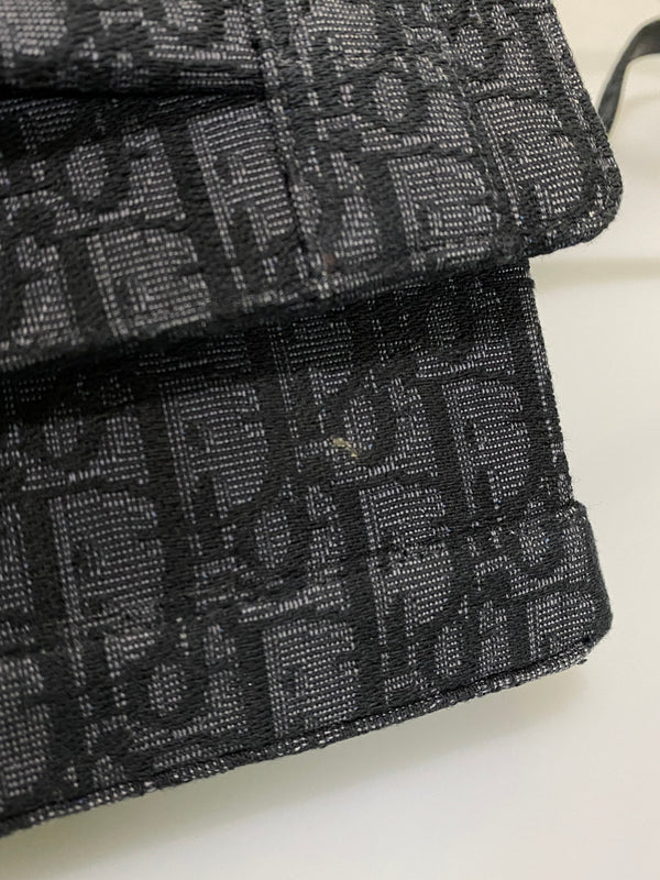 【中古品】【レディース】 DIOR ディオール Oblique Canvas Shoulder Bag ディオール 1WRCA360YJY オブリーク ショルダーバッグ カバン 鞄 180-260608-jt-01-min カラー：ブラック 万代Net店
