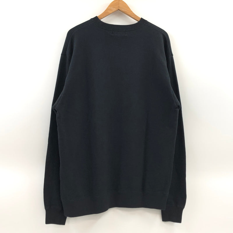 【中古品】【メンズ】 HYSTERIC GLAMOUR ヒステリックグラマー GREATEST PARTY SOUNDS CREWNECK SWEATSHIRT 02261CS05 クルーネック スウェットシャツ トレーナー 140-260729-hn-08-fur サイズ：L カラー：ブラック 万代Net店