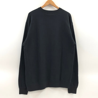 【中古品】【メンズ】 HYSTERIC GLAMOUR ヒステリックグラマー GREATEST PARTY SOUNDS CREWNECK SWEATSHIRT 02261CS05 クルーネック スウェットシャツ トレーナー 140-260729-hn-08-fur サイズ：L カラー：ブラック 万代Net店