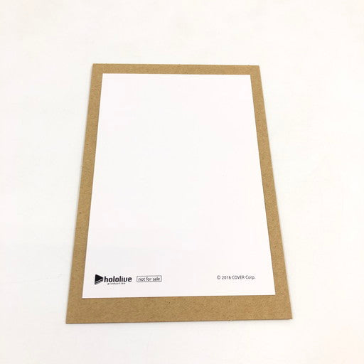 【中古品】 ホロライブ 大神ミオ 活動4周年記念 直筆サイン&箔押し複製メッセージ入りポストカード 053-260727-ma-03-fur 万代Net店