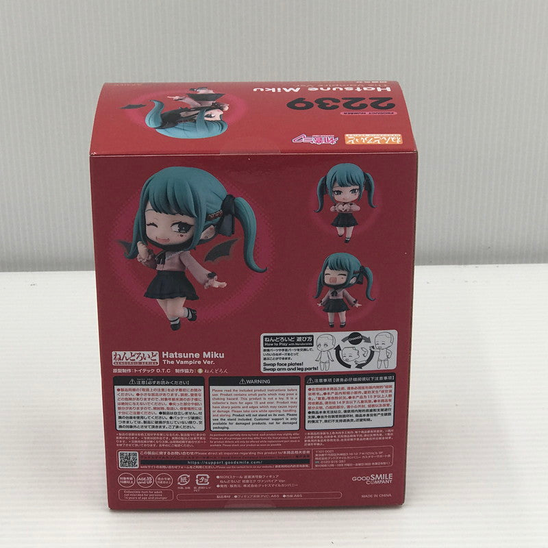 【中古美品】 グッドスマイルカンパニー ねんどろいど キャラクター・ボーカル・シリーズ01 初音ミク ヴァンパイア Ver. 2239 未開封 箱ヤケあり 053-261015-ti-17-tagh 万代Net店