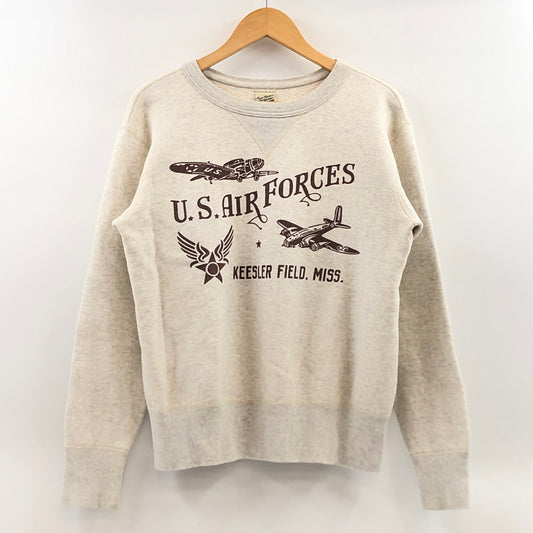 【中古品】【メンズ】 BUZZ RICKSON'S バズリクソンズ U.S.AIR FORCES SWEATSHIRT スウェットシャツ トレーナー 長袖 トップス 145-261022-hn-11-fur サイズ：M カラー：グレー 万代Net店