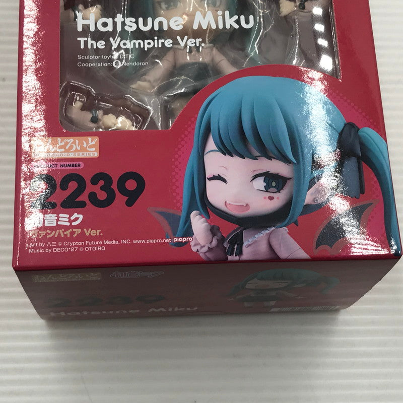 【中古美品】 グッドスマイルカンパニー ねんどろいど キャラクター・ボーカル・シリーズ01 初音ミク ヴァンパイア Ver. 2239 未開封 箱ヤケあり 053-261015-ti-17-tagh 万代Net店