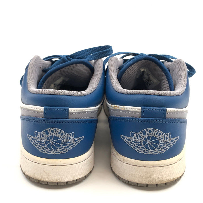 【中古品】【メンズ】 NIKE ナイキ AIR JORDAN 1 LOW "TRUE BLUE" 553558-412 エアジョーダン1 ロー トゥルー ブルー スニーカー シューズ 靴 160-260730-hn-01-fur サイズ：28.5cm US10.5 カラー：ブルー/ホワイト/グレー 万代Net店