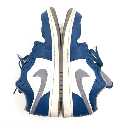 【中古品】【メンズ】 NIKE ナイキ AIR JORDAN 1 LOW "TRUE BLUE" 553558-412 エアジョーダン1 ロー トゥルー ブルー スニーカー シューズ 靴 160-260730-hn-01-fur サイズ：28.5cm US10.5 カラー：ブルー/ホワイト/グレー 万代Net店