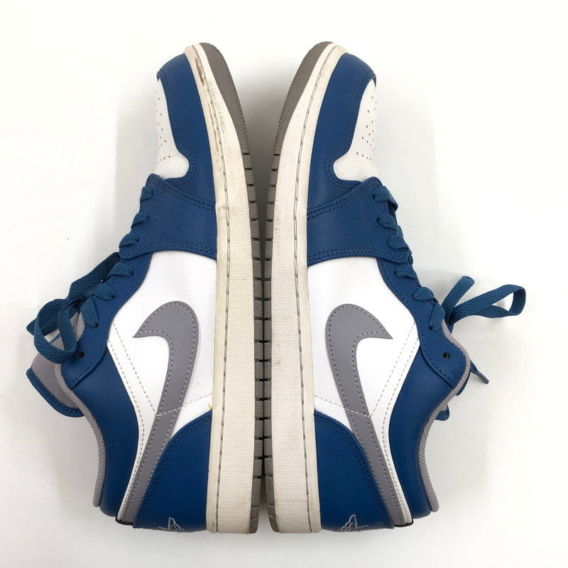 【中古品】【メンズ】 NIKE ナイキ AIR JORDAN 1 LOW "TRUE BLUE" 553558-412 エアジョーダン1 ロー トゥルー ブルー スニーカー シューズ 靴 160-260730-hn-01-fur サイズ：28.5cm US10.5 カラー：ブルー/ホワイト/グレー 万代Net店