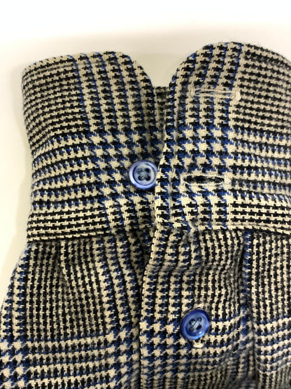 【中古品】【メンズ】 BUCKLEY SHIRT バックリー シャツ 50S FLANNEL SHIRT 50年代 フランネル シャツ トップス 146-260915-jt-08-min カラー：ブラック/ホワイト/ブルー 万代Net店