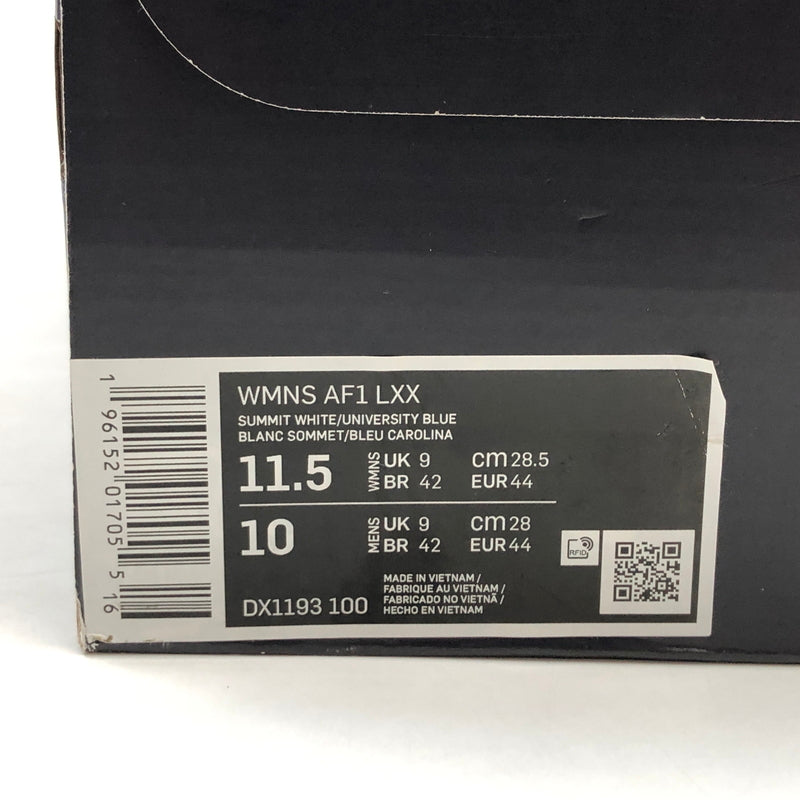 【中古美品】【メンズ】 NIKE ナイキ WOMEN'S AIR FORCE 1 LOW LXX DX1193-100 ウィメンズ エアフォース1 ロー LXX スニーカー シューズ 靴 160-261024-hn-02-fur サイズ：28.5cm US11.5 カラー：ホワイト系/ブルー 万代Net店