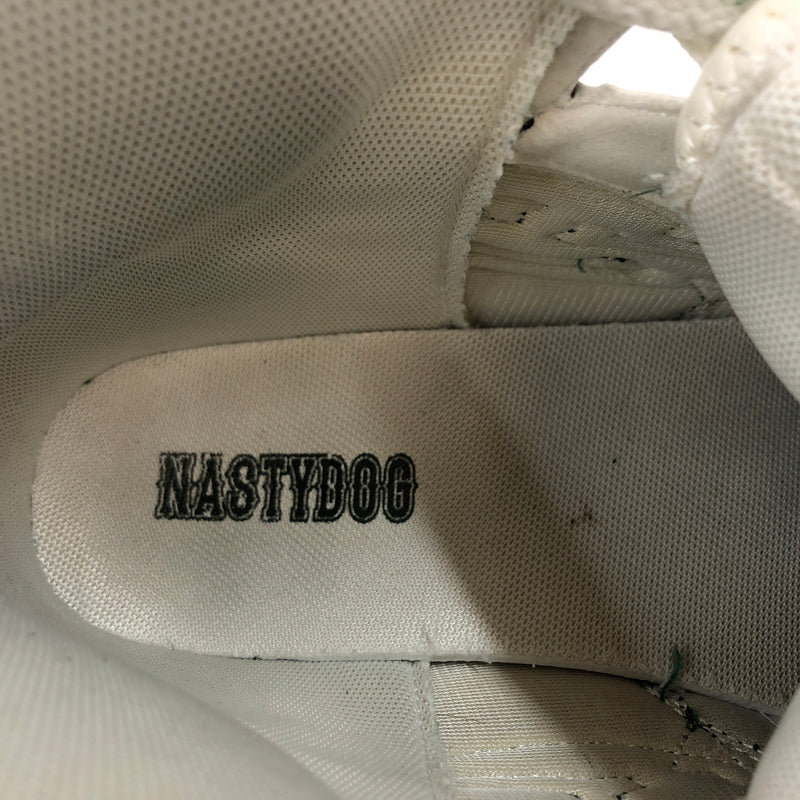 【現状渡し品】【メンズ】 NASTYDOG ナスティードッグ HIGH CUT SNEAKERS ND-0249-GRN-265 ハイカットスニーカー シューズ 靴 162-261024-hn-03-fur サイズ：26.5cm カラー：グリーン/ホワイト 万代Net店