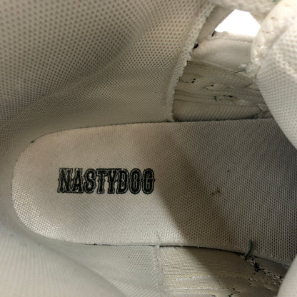 【現状渡し品】【メンズ】 NASTYDOG ナスティードッグ HIGH CUT SNEAKERS ND-0249-GRN-265 ハイカットスニーカー シューズ 靴 162-261024-hn-03-fur サイズ：26.5cm カラー：グリーン/ホワイト 万代Net店
