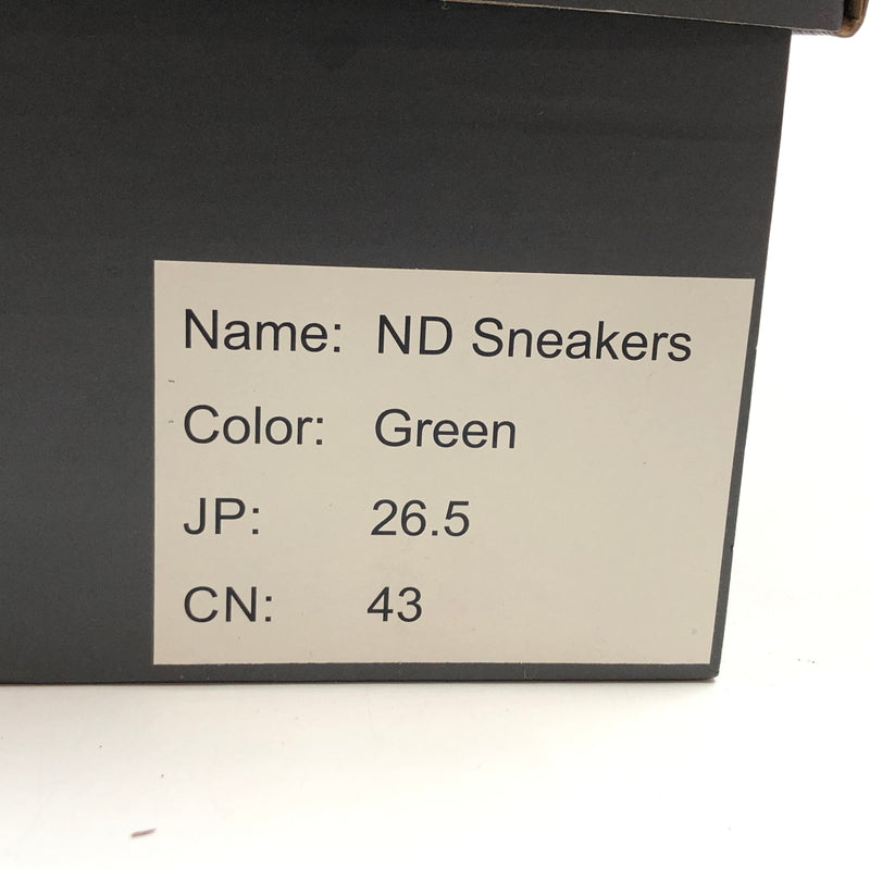 【現状渡し品】【メンズ】 NASTYDOG ナスティードッグ HIGH CUT SNEAKERS ND-0249-GRN-265 ハイカットスニーカー シューズ 靴 162-261024-hn-03-fur サイズ：26.5cm カラー：グリーン/ホワイト 万代Net店