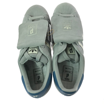 【中古品】【メンズ】 ADIDAS アディダス × ATMOS アトモス × POINTLESS JOURNEY ポイントレス ジャーニー SUPERSTAR 2 CLEAR ONIX スパースター 2 スニーカー 靴 161-260730-rt-19-tagh サイズ：28.5cm US10.5 カラー：グレー/ブルー 万代Net店