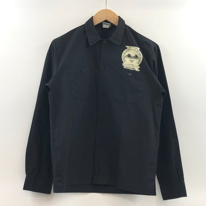 【現状渡し品】【メンズ】 LANGLITZ LEATHERS ラングリッツレザーズ LS POCKET SHIRT ポケット付き 長袖シャツ カジュアルシャツ トップス 145-261024-hn-05-fur サイズ：S カラー：ブラック 万代Net店