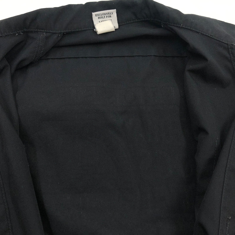 【現状渡し品】【メンズ】 LANGLITZ LEATHERS ラングリッツレザーズ LS POCKET SHIRT ポケット付き 長袖シャツ カジュアルシャツ トップス 145-261024-hn-05-fur サイズ：S カラー：ブラック 万代Net店