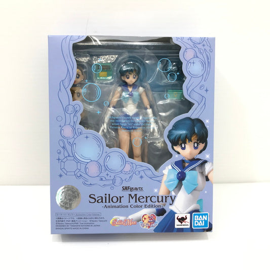 【中古美品】 S.H.Figuarts セーラーマーキュリー -Animation Color Edition- 053-260512-ti-14-tag 万代Net店