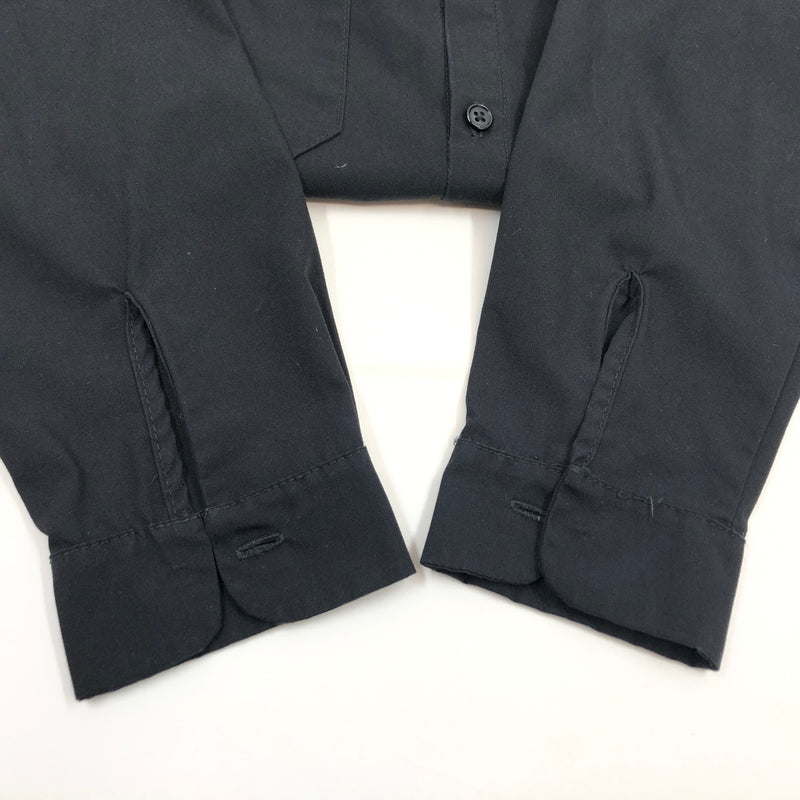 【現状渡し品】【メンズ】 LANGLITZ LEATHERS ラングリッツレザーズ LS POCKET SHIRT ポケット付き 長袖シャツ カジュアルシャツ トップス 145-261024-hn-05-fur サイズ：S カラー：ブラック 万代Net店