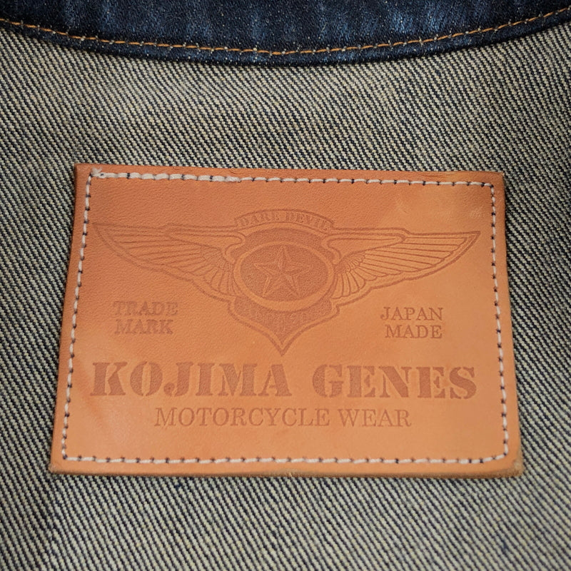 【中古品】【メンズ】 KOJIMA GENES 児島ジーンズ SINGLE RIDERS DENIM JACKET シングル ライダース デニムジャケット アウター 145-260730-hn-07-fur サイズ：XL カラー：インディゴ 万代Net店
