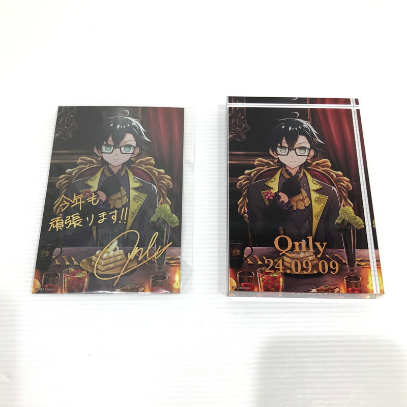 【中古美品】 ドズル社 おんりー 2024生誕グッズ アクリルブロック・ポストカードセット 045-260512-ti-13-tag 万代Net店