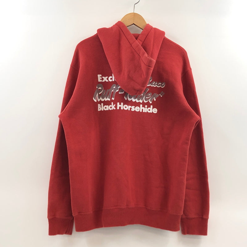 【中古品】【メンズ】 BUCO ブコ PRINT FULL ZIP PARKER プリントフルジップパーカー スウェット 長袖 トップス 145-261024-hn-07-fur サイズ：L カラー：レッド 万代Net店