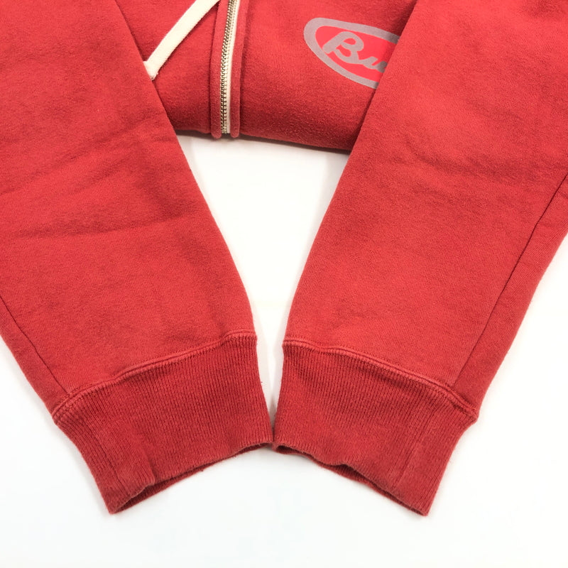 【中古品】【メンズ】 BUCO ブコ PRINT FULL ZIP PARKER プリントフルジップパーカー スウェット 長袖 トップス 145-261024-hn-07-fur サイズ：L カラー：レッド 万代Net店