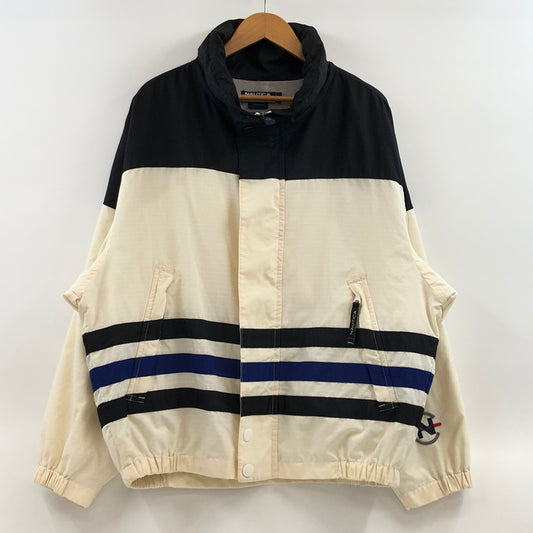 【現状渡し品】【メンズ】 NAUTICA ノーティカ SAILING JACKET セーリングジャケット アウター 146-261024-hn-08-fur サイズ：M カラー：ブラック/ホワイト/ブルー 万代Net店