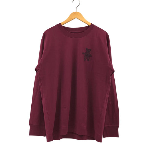 【中古品】【メンズ】 VIVIENNE WESTWOOD MAN ヴィヴィアンウエストウッドマン LACE TEDDY L/S T-SHIRT 6035 16-32-361011 レーステディ 長袖Tシャツ トップス 141-260513-hn-01-fur サイズ：48 カラー：バーガンディー 万代Net店