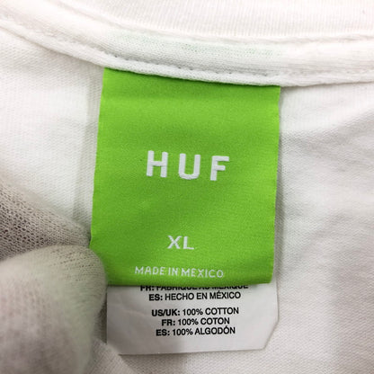 【中古品】【メンズ】 HUF ハフ CHAMPIONS S/S TEE TS01813 20周年記念 チャンピオンズ 半袖Tシャツ トップス 142-260513-hn-02-fur サイズ：XL カラー：ホワイト 万代Net店