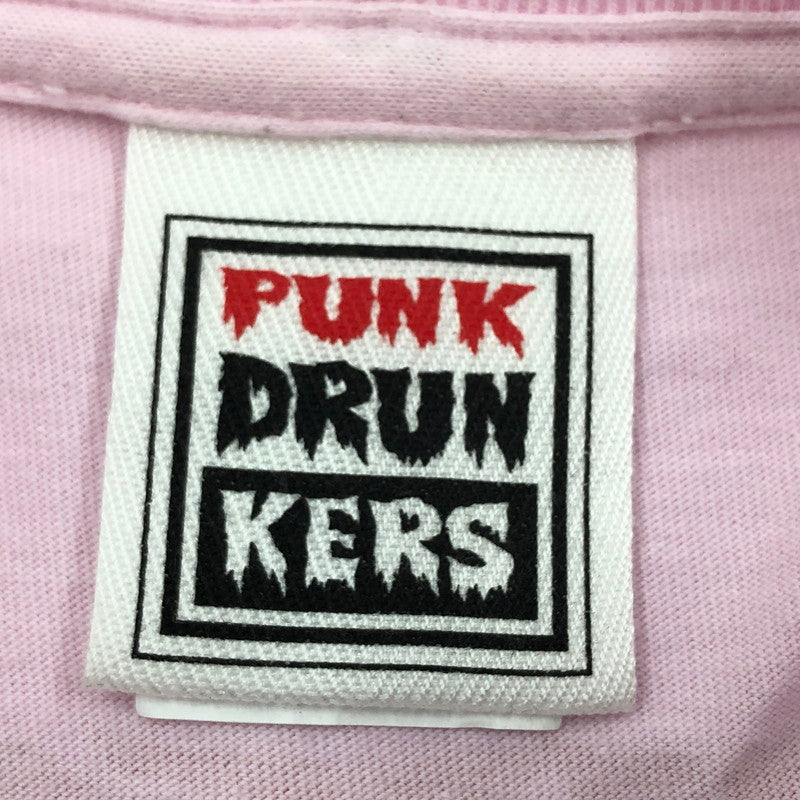 【現状渡し品】【メンズ】 PUNK DRUNKERS パンクドランカーズ × へきトラハウス 半袖Tシャツ トップス 142-251204-hn-08-fur サイズ：L カラー：ピンク 万代Net店
