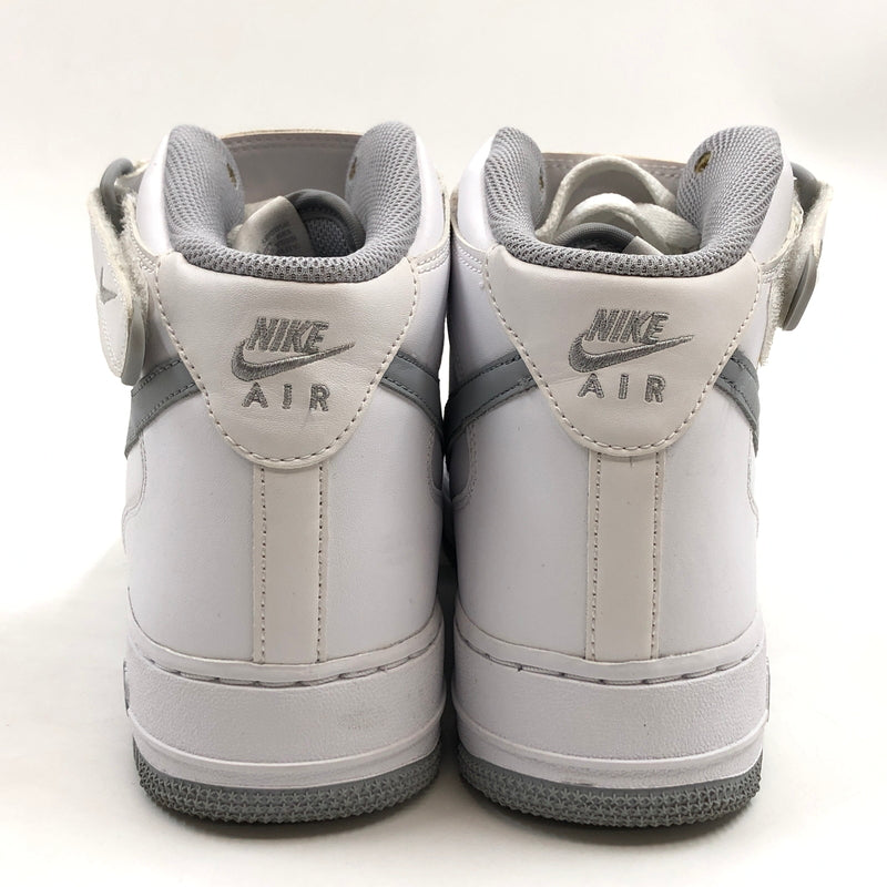 【中古品】【メンズ】 NIKE ナイキ AIR FORCE 1 MID "BORROWS BIG" DV0806-100 エアフォース1 ミッド ボローズ ビッグ スニーカー シューズ 靴 160-261025-hn-02-fur サイズ：27.5cm US9.5 カラー：ホワイト/グレー 万代Net店