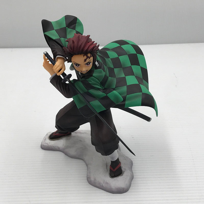 【中古品】 コトブキヤ ARTFX J 鬼滅の刃 フィギュア 竈門炭治郎 竈門禰豆子 嘴平伊之助 我妻善逸 4体セット 本体のみ 特典の表情替えパーツ付属 051-260721-ti-01-tagh 万代Net店