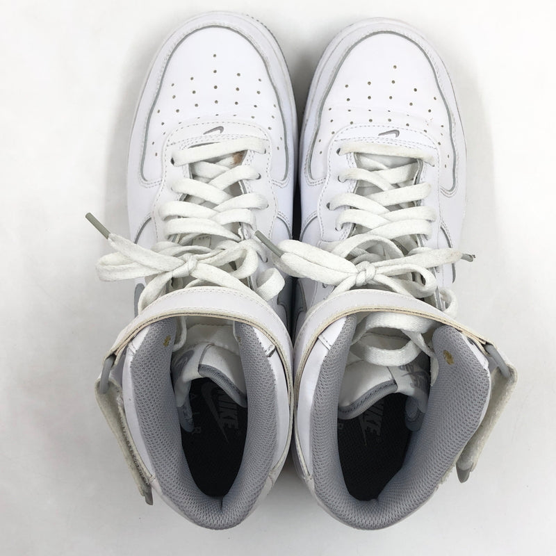 【中古品】【メンズ】 NIKE ナイキ AIR FORCE 1 MID "BORROWS BIG" DV0806-100 エアフォース1 ミッド ボローズ ビッグ スニーカー シューズ 靴 160-261025-hn-02-fur サイズ：27.5cm US9.5 カラー：ホワイト/グレー 万代Net店