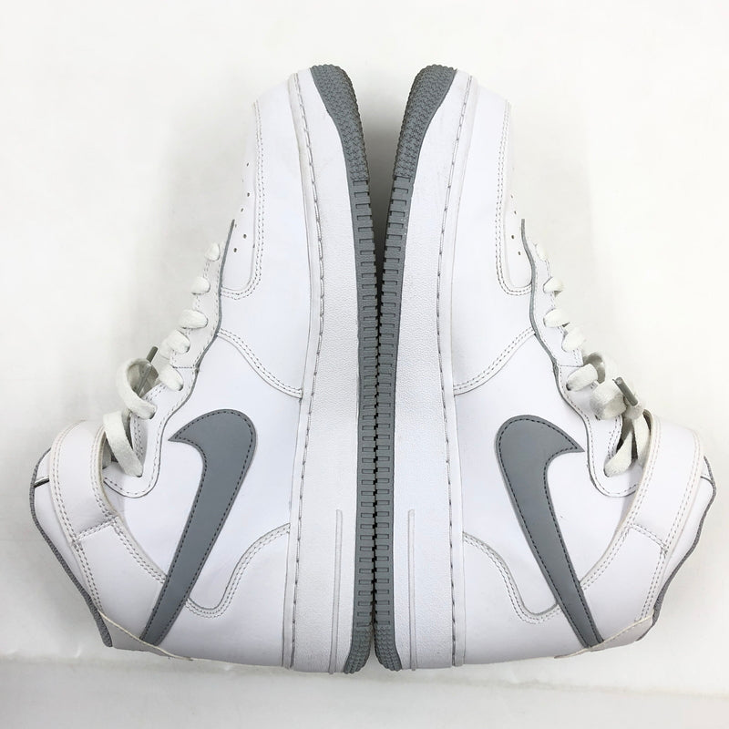 【中古品】【メンズ】 NIKE ナイキ AIR FORCE 1 MID "BORROWS BIG" DV0806-100 エアフォース1 ミッド ボローズ ビッグ スニーカー シューズ 靴 160-261025-hn-02-fur サイズ：27.5cm US9.5 カラー：ホワイト/グレー 万代Net店