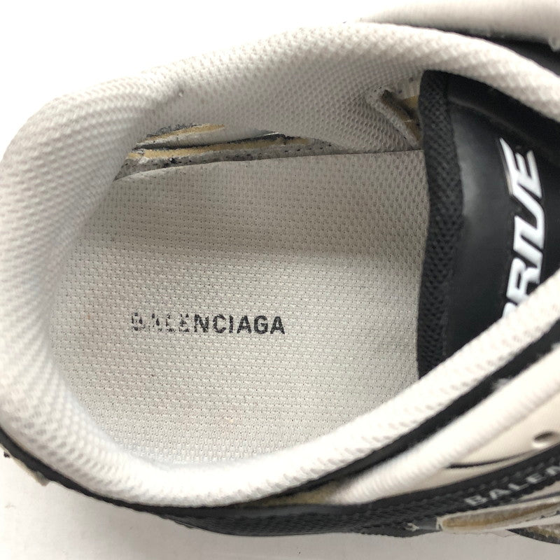 【中古品】【メンズ】 BALENCIAGA バレンシアガ DRIVE SNEAKER ドライブ スニーカー シューズ 靴 162-250118-hn-01-fur サイズ：27.0cm US 8 カラー：ブラック/ホワイト/グレー 万代Net店