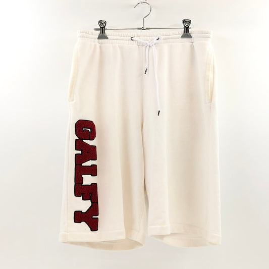 【現状渡し品】【メンズ】 GALFY ガルフィー SHORT PANTS 122035 わんわん大学 ショートパンツ スウェットパンツ ボトムス 153-261025-hn-04-fur サイズ：大型犬(XL) カラー：ホワイト 万代Net店