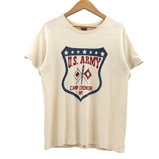 【中古品】【メンズ】 The REAL McCOY'S ザリアルマッコイズ 半袖Tシャツ トップス 145-260218-hn-04-fur サイズ：42 R カラー：オフホワイト 万代Net店