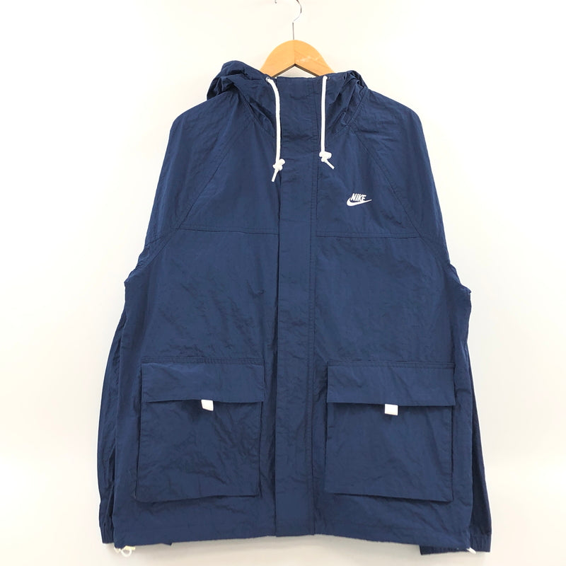 【中古品】【メンズ】 NIKE ナイキ CLUB BOWLINE JACKET FN3109-410 クラブボウラインジャケット レインジャケット アウター 148-261025-hn-09-fur サイズ：L カラー：ネイビー 万代Net店