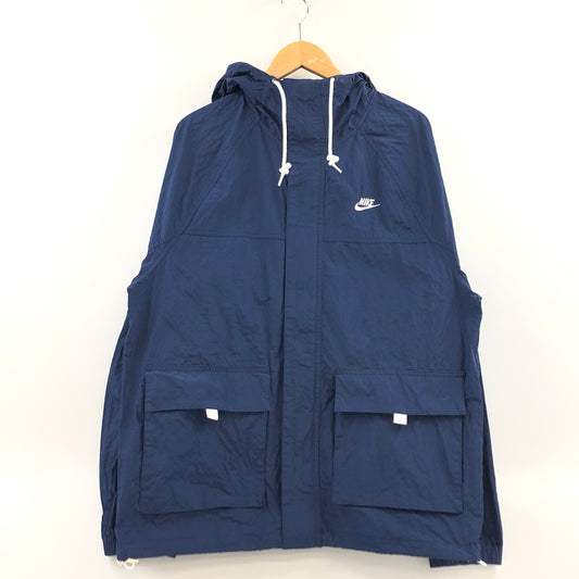 【中古品】【メンズ】 NIKE ナイキ CLUB BOWLINE JACKET FN3109-410 クラブボウラインジャケット レインジャケット アウター 148-261025-hn-09-fur サイズ：L カラー：ネイビー 万代Net店