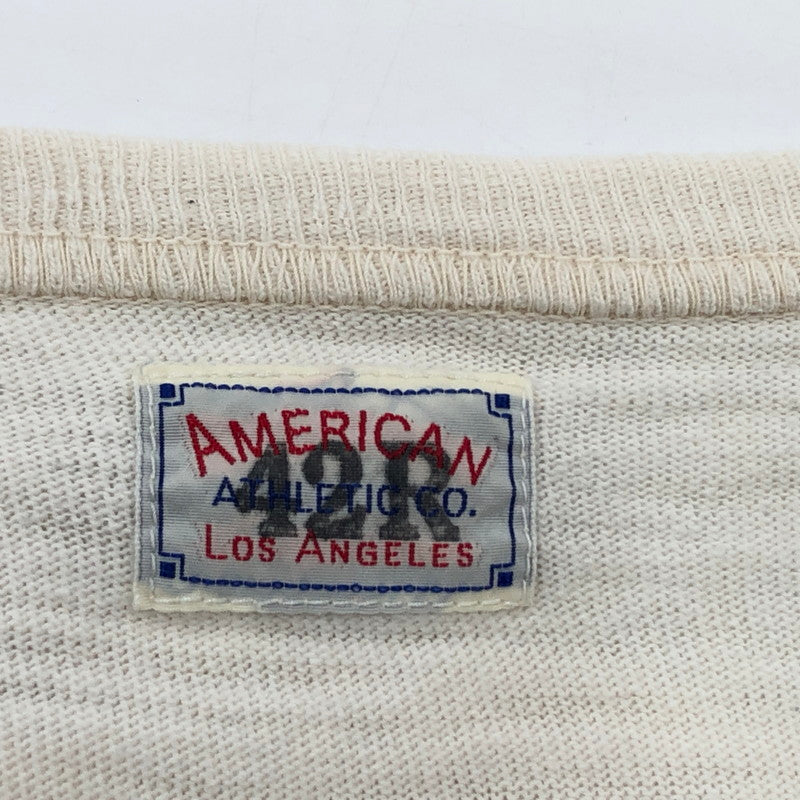 【中古品】【メンズ】 The REAL McCOY'S ザリアルマッコイズ 半袖Tシャツ トップス 145-260218-hn-04-fur サイズ：42 R カラー：オフホワイト 万代Net店