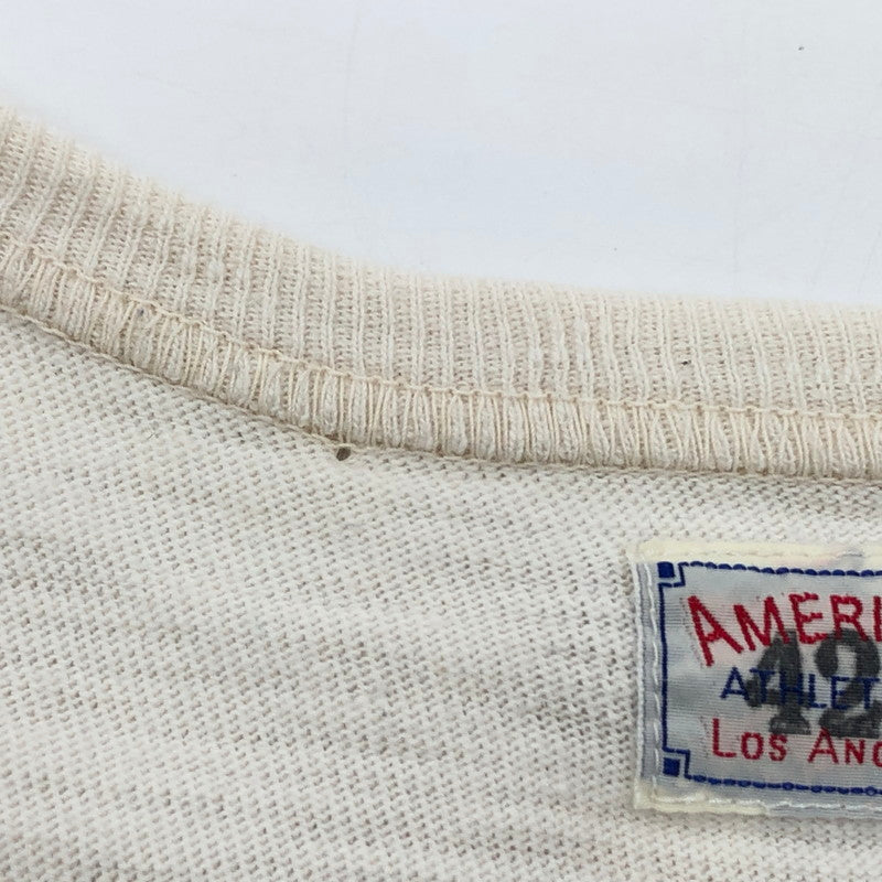 【中古品】【メンズ】 The REAL McCOY'S ザリアルマッコイズ 半袖Tシャツ トップス 145-260218-hn-04-fur サイズ：42 R カラー：オフホワイト 万代Net店