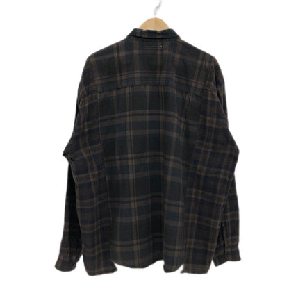 【中古品】【メンズ】 Rebuild by Needles リビルドバイニードルス FLANNEL SHIRT NS309 フランネルシャツ カジュアルシャツ 長袖 トップス 140-250119-hn-02-fur サイズ：不明 カラー：ブラウン系 万代Net店