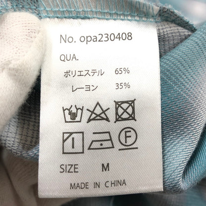 【中古品】【メンズ】 OPENING オープニング OMBRE CHECK DISTRESSED S/S SHIRT OPA230408 オンブレ チェック ディストレスド 半袖シャツ カジュアルシャツ トップス 142-260514-hn-02-fur サイズ：M カラー：ブルー系 万代Net店
