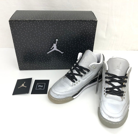 【現状渡し品】【メンズ】 NIKE ナイキ AIR JORDAN 5LAB3 631603-003 エアジョーダン 5ラボ3 スニーカー シューズ 靴 160-250607-hn-01-fur サイズ：26.0cm US 8 カラー：シルバー/ブラック 万代Net店