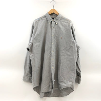 【中古品】【メンズ】 POLO RALPH LAUREN ポロラルフローレン YARMOUTH L/S SHIRT ヤーマス 長袖シャツ カジュアルシャツ トップス 146-260514-hn-03-fur サイズ：17-34 カラー：グレー系 万代Net店