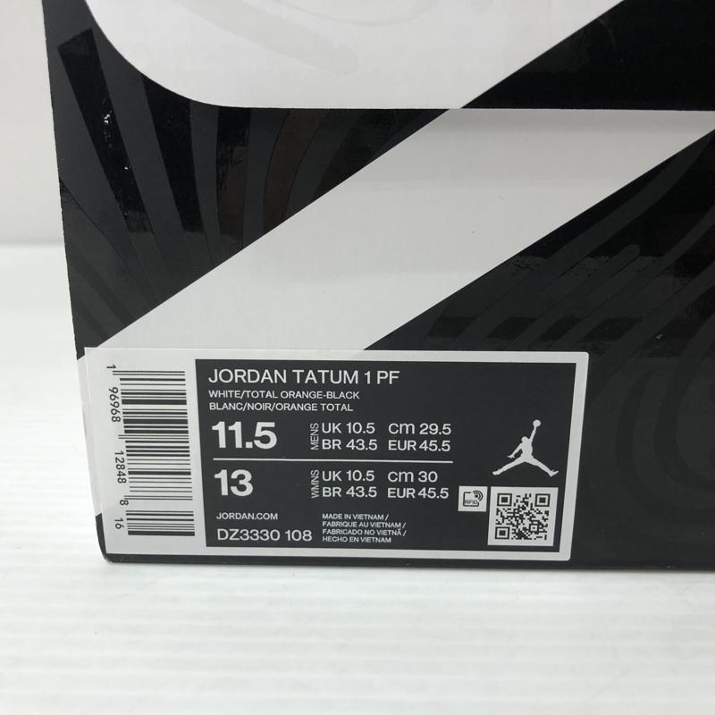 【中古品】【メンズ】 NIKE ナイキ DZ3330-108/JORDAN TATUM 1 PF ジョーダン テイタム  スニーカー 靴 160-240322-ma-3-tei サイズ：29.5cm カラー：ホワイト 万代Net店