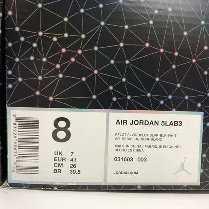 【現状渡し品】【メンズ】 NIKE ナイキ AIR JORDAN 5LAB3 631603-003 エアジョーダン 5ラボ3 スニーカー シューズ 靴 160-250607-hn-01-fur サイズ：26.0cm US 8 カラー：シルバー/ブラック 万代Net店