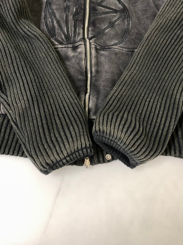 【中古品】【メンズ】 NO FAITH STUDIOS ノーフェイスストゥディオス ダブルレイヤード リバーシブル ユーズド ジップジャケット アウター 142-251114-yy-09-tag サイズ：3 カラー：グレー系 万代Net店