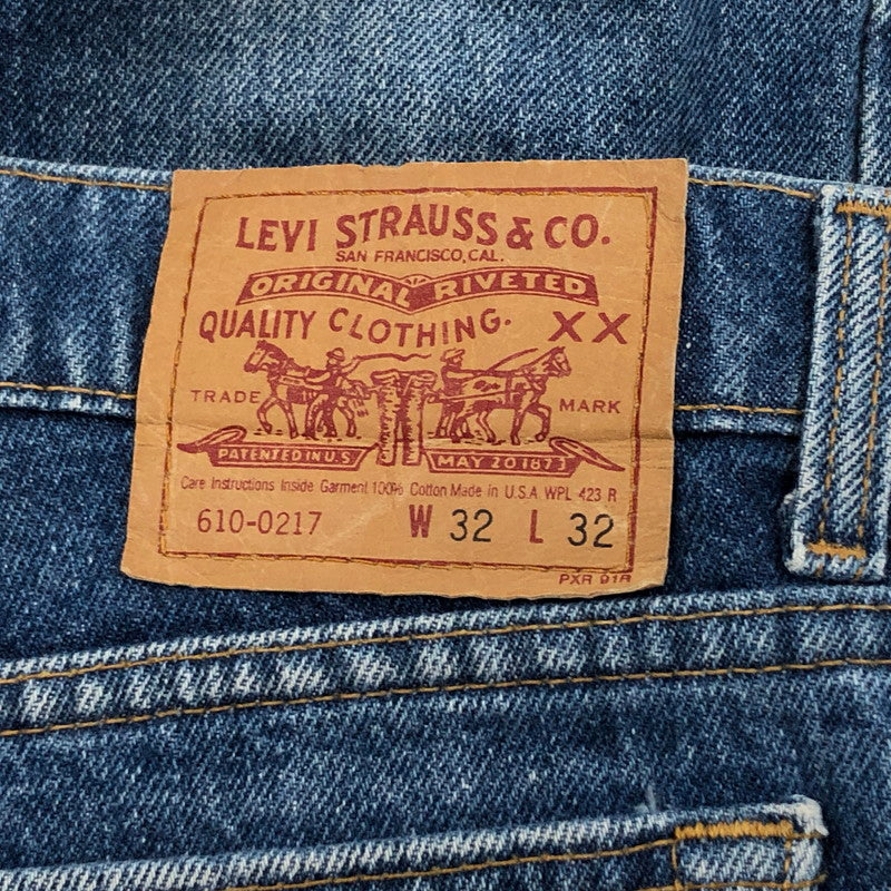 【中古品】【メンズ】 LEVI'S リーバイス 90S DENIM PANT SMALL-E 610-0217 刻印525 93年製 デニムパンツ ボトムス 157-260514-sa-01-fur サイズ：32×32 カラー：インディゴ 万代Net店